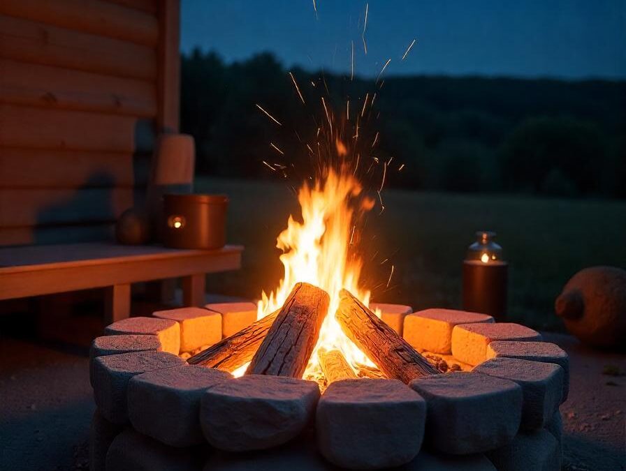 Grillplatz und Landschaftsgestaltung 